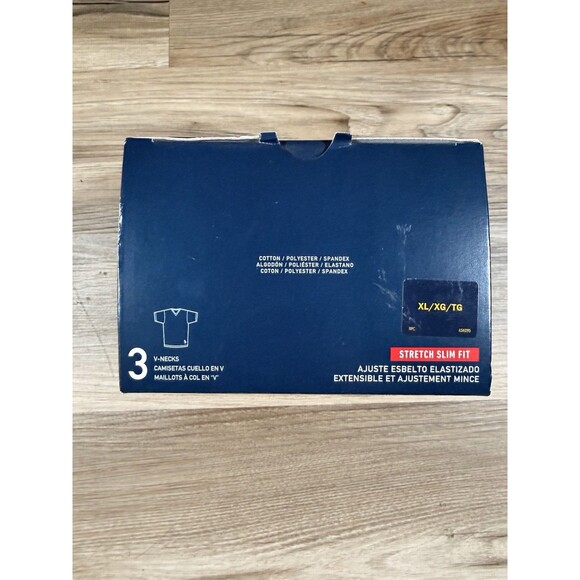 3 Pack Polo Ralph Lauren Classic Fit V-Neck Shirt BLACK Size Men’s XL New In Box - Picture 3 of 5